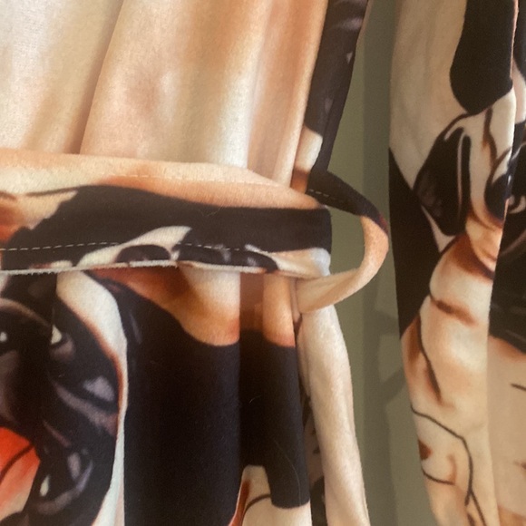 PUG Print Adorable Long Adult Comfy Bath Robe with Belt & Front Pockets Sz OS - Picture 13 of 14
